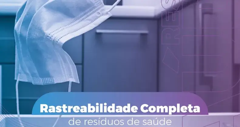 Rastreabilidade completa de resíduos de saúde com QR Code