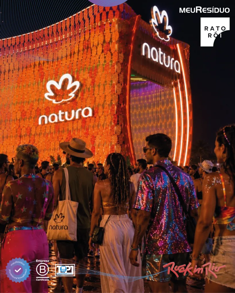 Ratorói, Natura, Rock in Rio e a rastreabilidade da meuResíduo