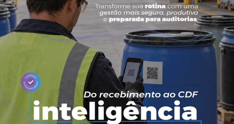 Do recebimento ao CDF: mais controle para receptores de resíduos